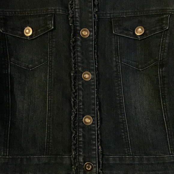 Ashley Stewart Jean Jacket Size 4x - Picture 2 of 7